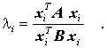 Rayleighscher Quotient, aufgeschrieben mit einem Eigenvektor, liefert den zugehörigen Eigenwert
