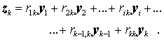 Formel für einen Spaltenvektor